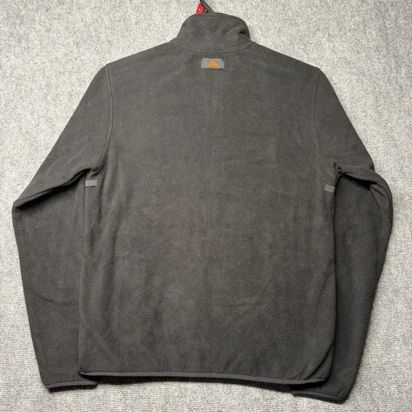 Ozark Trail Men's SMALL Polar Fleece Jacket BLACK Zip Front Mock Neck New - Picture 4 of 11